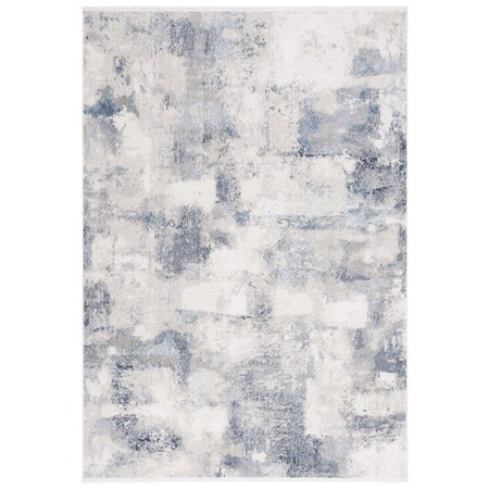 Safavieh 5 ft. 3 in. x 7 ft. 6 in. Bayside Flat Weave Rectangle Area Rug Blue & Grey BAY124M-5